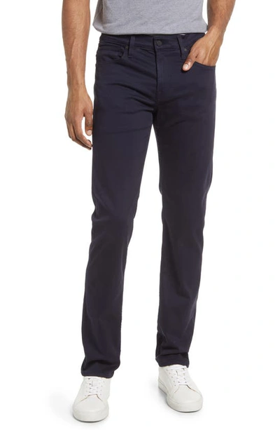 7 For All Mankind Slimmy Slim Fit Twill Five Pocket Trousers In Blue