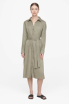 Anine Bing Alma Dress In Green Khaki