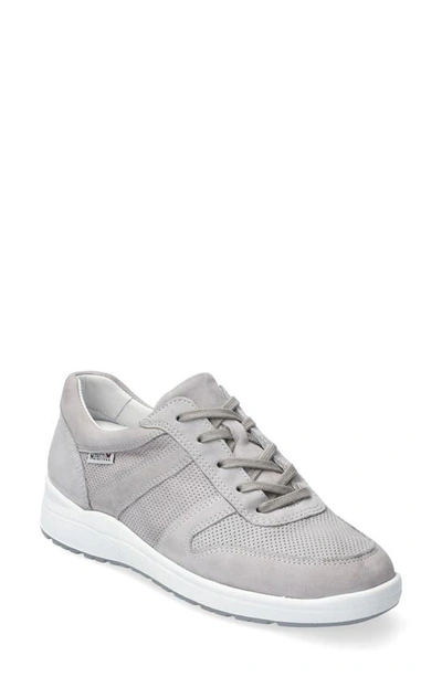 Mephisto Rebecca Perforated Sneaker In Grey