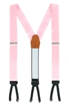 Trafalgar Sutton Silk Formal Suspenders In Pink