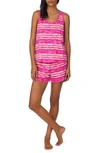 Ralph Lauren Print Short Pajamas In Fusia/ Pt