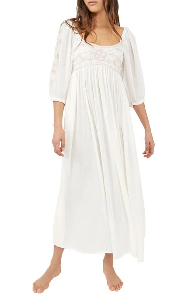 Free People Wedgewood Maxi Dress In Ivory