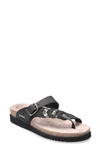 Mephisto Heleonore Toe Post Sandal In Black