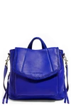 Aimee Kestenberg All For Love Convertible Leather Backpack In Cobalt