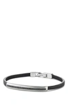 DAVID YURMAN PAVÉ LEATHER ID BRACELET