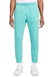Nike Club Pocket Fleece Joggers In Washed Teal/white
