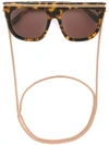 STELLA MCCARTNEY FALABELLA OVERSIZED SUNGLASSES,SC0043S11749681