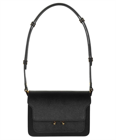 Marni Permanent Trunk Bag In Black