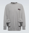 Undercover X Eastpak Patch Pocket Sweatshirt In Top Gray