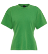 Proenza Schouler Cotton-blend Jersey T-shirt In Green