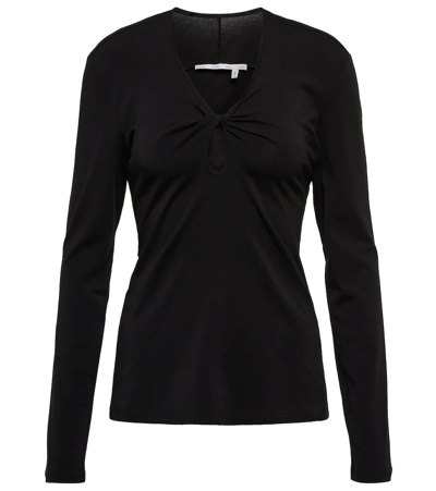 Proenza Schouler Cotton-blend Top In Black