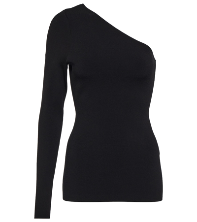 Victoria Beckham Vb Body单肩针织上衣 In Black