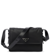 Prada Re-nylon Small Padded Shoulder Bag In Nero