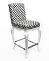 MACKENZIE-CHILDS COURTLY CHECK COUNTER STOOL