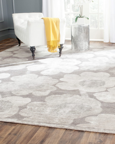 Safavieh Brinkley Hand-knotted Rug, 9' X 12' In Silver