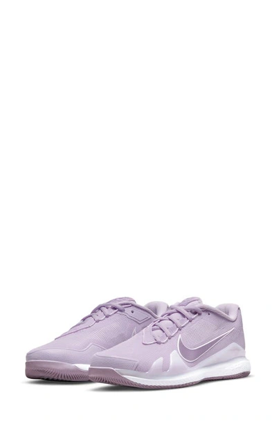 Nike Women's Court Air Zoom Vapor Pro Hard Court Tennis Shoes In Doll/ Amethyst Wave-white-volt
