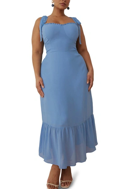reformation nikita dress blue Sky Blue Reformation Nikita Dress. Loved the fit and