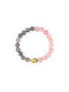 Nialaya Jewelry Beaded Buddha Bracelet In Pink