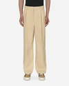 Auralee Washi Duck Canvas Pants In Beige