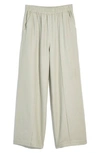 Madewell Breezewoven High Waist Straight Leg Pull-on Pants In Ashen Sage