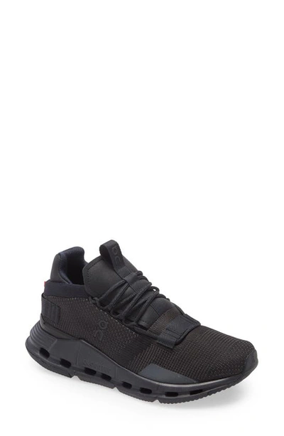 On Cloudnova Sneaker In Black  