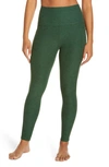 Beyond Yoga Beyond Space Dye High Waist Pocket Leggings In Vetiver Green-pine