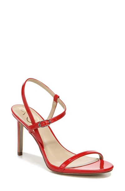 Sam Edelman Doran Strappy Sandal In Ruby Red