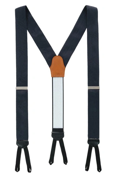 TRAFALGAR TRAFALGAR BANBURY PAISLEY SILK SUSPENDERS