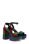 LARROUDE DOLLY ANKLE STRAP PLATFORM SANDAL