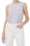 Agolde Amara Cotton Muscle T-shirt In Parfait