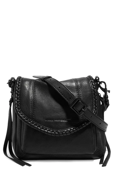 Aimee Kestenberg Mini All For Love Convertible Leather Crossbody Bag In Black