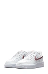 Nike Kids' Air Force 1 Sneaker In White/ Pink Glaze