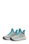 Nike Kids' Flex Plus Sneaker In Grey/ Blue/ Atomic Green