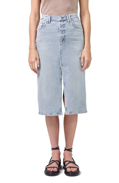 Citizens Of Humanity Bea Denim Skirt In Perella