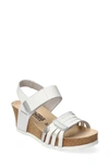 Mephisto Lucia Wedge Sandal In Wh2830/ 70068