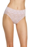 Wacoal Halo Lace High Cut Briefs In Fragrant Lilac