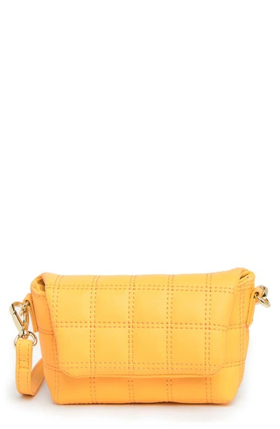 Madden Girl Quilted Mini Crossbody Bag In Orange