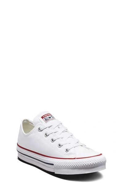 Converse Kids' Chuck Taylor® All Star® Eva Lift Sneaker In White/ Garnet/ Navy