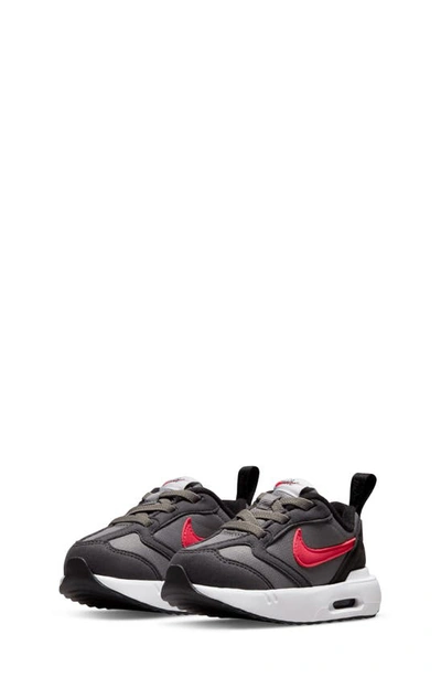 Nike Kids' Air Max Dawn Sneaker In Pewter/ Ash/ Black/ Red