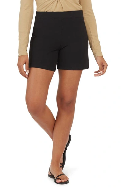 Spanx On The Go 6-inch Pull-on Shorts In Classic Black