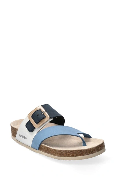 Mephisto Madeline Sandal In Sea Blue