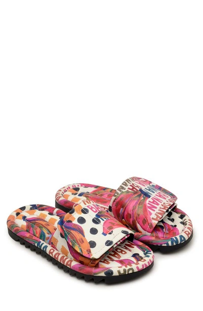 Farm Rio Bananatic Puffy Slide Sandal