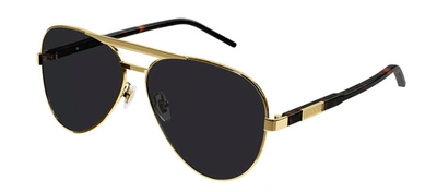 GUCCI GG1163S 001 AVIATOR SUNGLASSES