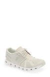 On Cloud 5 Running Shoe In Pearl/white
