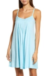 Hanro Juliet Babydoll Chemise In Soft Cyan