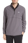 Black Clover Quarter Jack Half Zip Pullover In Charcoal/ Black/ White