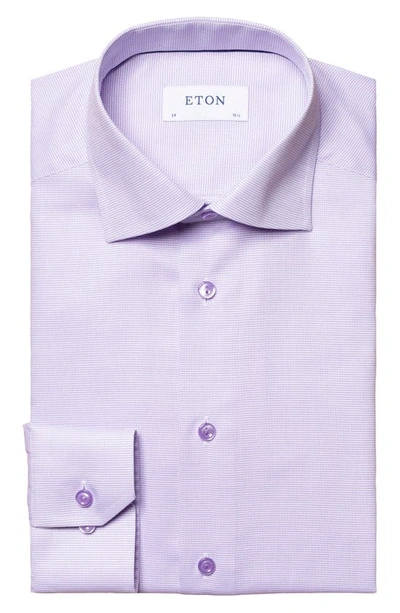 Eton Shirts Contemporary Fit Purple Shirt With Purple Buttons 71 Purple