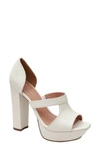 Linea Paolo Ileana Platform Sandal In White