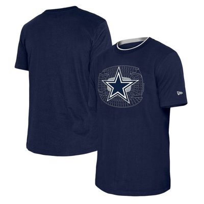 New Era Navy Dallas Cowboys Stadium T-shirt