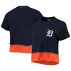REFRIED APPAREL REFRIED APPAREL NAVY DETROIT TIGERS CROPPED T-SHIRT